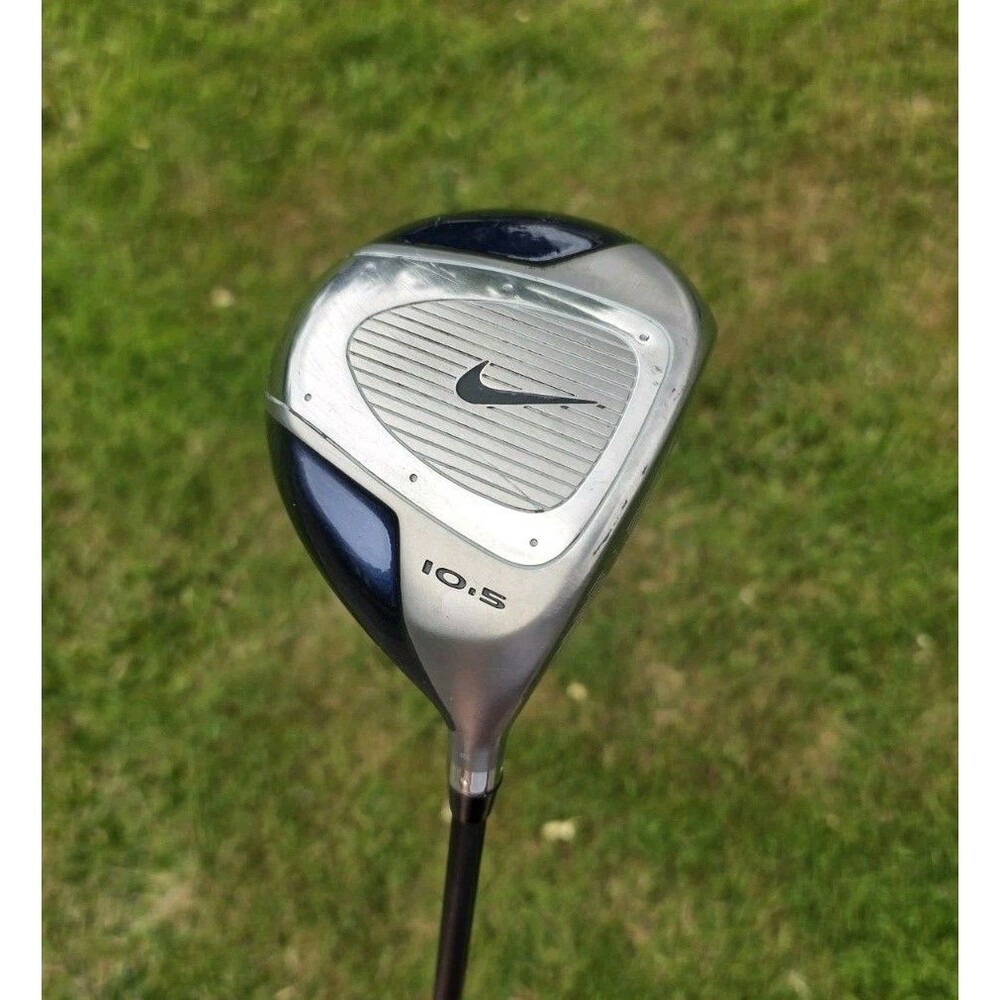 Nike Driver Blue 10.5 Regular Flex Mid Kick Nike Graphite Shaft Right 45.5" H/C
